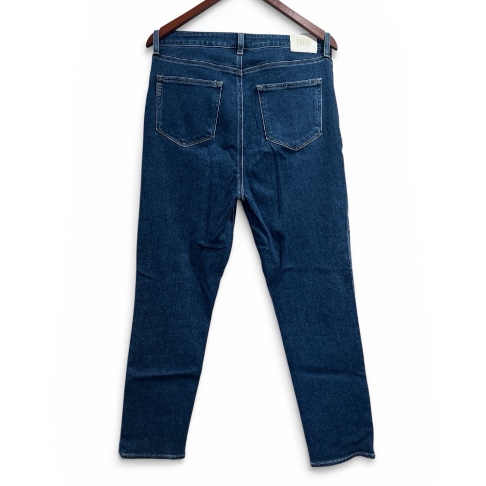 PAIGE Sarah Slim Jeans in Dark Blue Denim - Picture 6 of 6